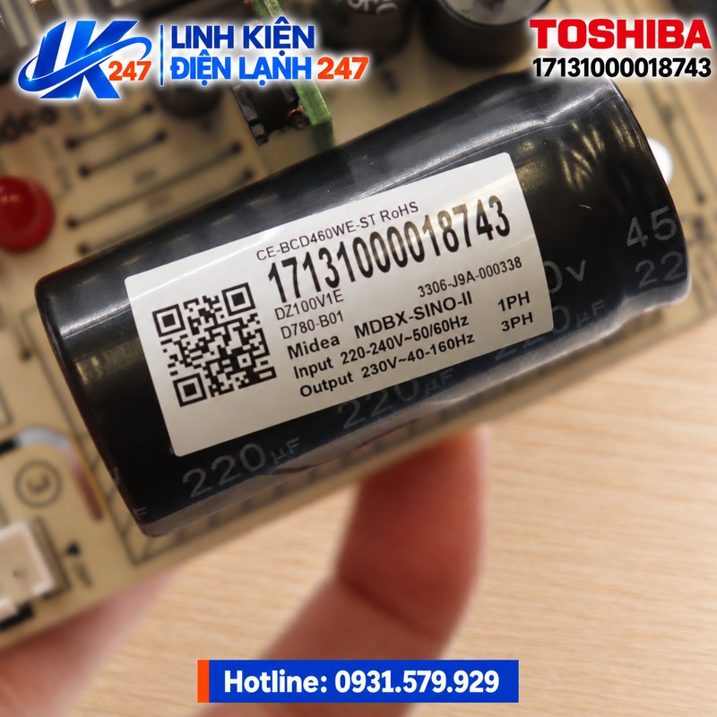 Bo Mạch Biến Tần Toshiba GR-RS600 17131000018743 Bo Mạch Biến Tần Toshiba GR-RS600 17131000018743