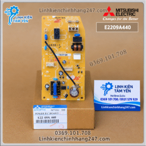Bo Mạch Chính Dàn Lạnh Điều Hòa Mitsubishi Electric MS-GN09VF, MS-GN13VF, MS-GN15VF Mã E2209A440 Chính Hãng Mới 100%