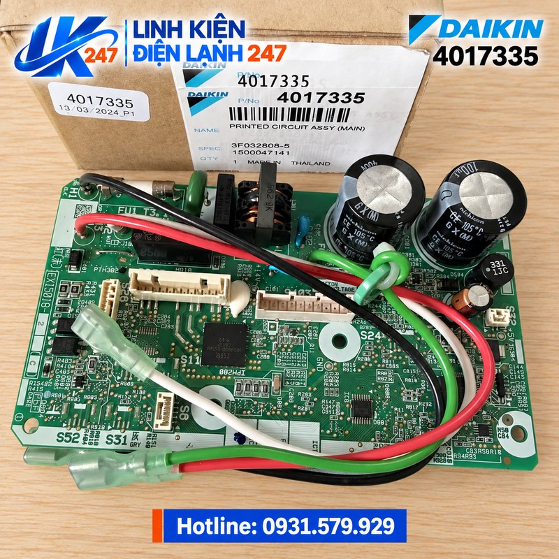 Bo Mạch Daikin FTKC25RVMV 4017335 Chính Hãng