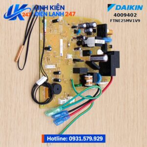 Bo Mạch Điều Khiển Dàn Lạnh Điều Hòa Daikin FTNE25MV1V9 Mã 4009402 Chính Hãng
