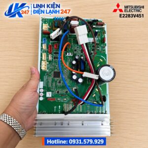 Bo Mạch Điều Khiển Dàn Nóng Điều Hòa Mitsubishi Electric Inverter MUZ-HT35VF Mã E2283V451 Chính Hãng