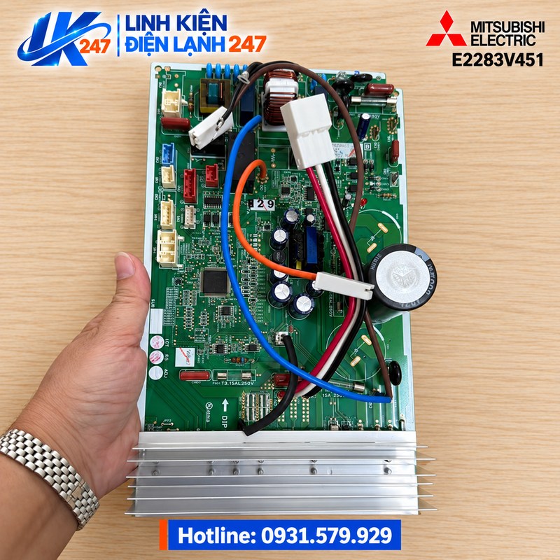 Bo Mạch Dàn Nóng Mitsubishi MUZ-HT35VF E2283V451 Bo Mạch Dàn Nóng Mitsubishi MUZ-HT35VF E2283V451