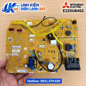 Bo Mạch Điều Khiển Dàn Lạnh Điều Hòa Mitsubishi Electric Inverter MSY-JP25VF Mã E225U6452 Chính Hãng