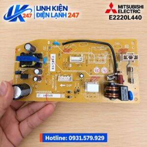 Bo Mạch Nguồn Dàn Lạnh Điều Hòa Mitsubishi Electric Inverter MSY-JW60VF Mã E2220L440 Chính Hãng