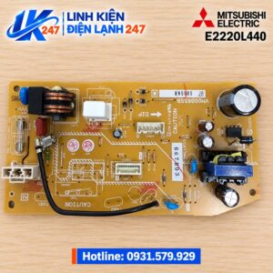Bo Mạch Nguồn Dàn Lạnh Điều Hòa Mitsubishi Electric Inverter MSY-JW60VF Mã E2220L440 Chính Hãng