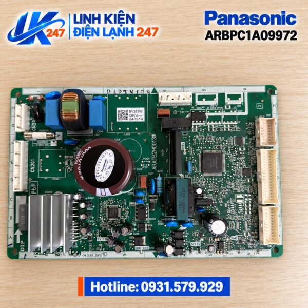 Bo Mạch Điều Khiển Tủ Lạnh Panasonic Inverter NR-BV331WGKV/NR-BV361WGKV Mã ARBPC1A09972 Chính Hãng