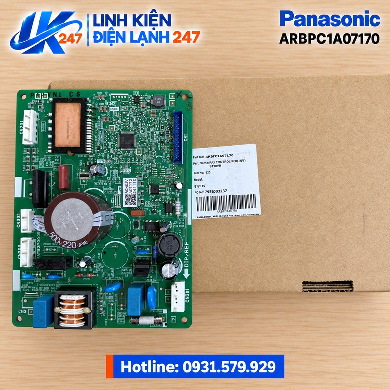 Bo Mạch Tủ Lạnh Panasonic NR-BA190 ARBPC1A07170 Bo Mạch Tủ Lạnh Panasonic NR-BA190 ARBPC1A07170