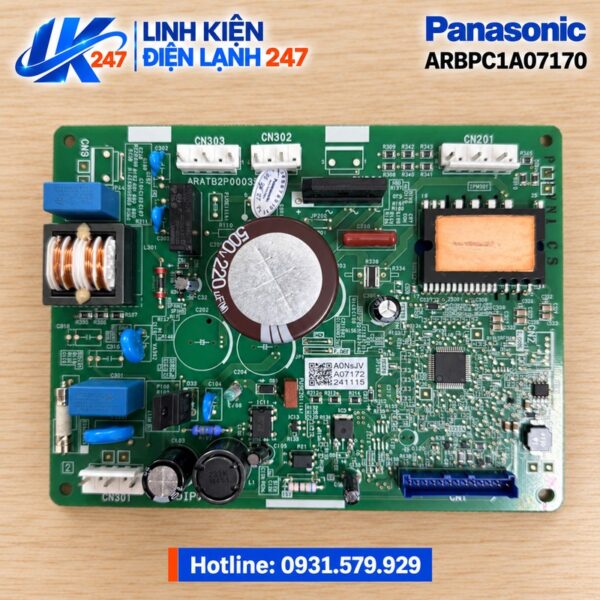 Bo Mạch Nguồn Điều Khiển Tủ Lạnh Panasonic Inverter NR-BA190/NR-BA190PPVN Mã ARBPC1A07170 Chính Hãng