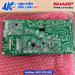 Bo Mạch Điều Khiển Tủ Lạnh Sharp Inverter SJ-X251E-SL/SJ-X251E-DS Mã FPWB-C415CBKZ Chính Hãng