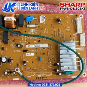 Bo Mạch Điều Khiển Tủ Lạnh Sharp Inverter SJ-X251E-SL/SJ-X251E-DS Mã FPWB-C415CBKZ Chính Hãng