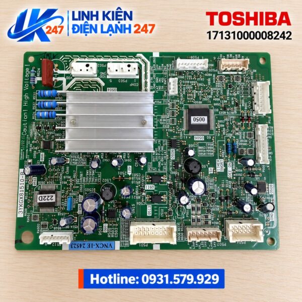 Bo Mạch Điều Khiển Tủ Lạnh Toshiba GR-WG58VDAZ Mã 17131000008242 Chính Hãng