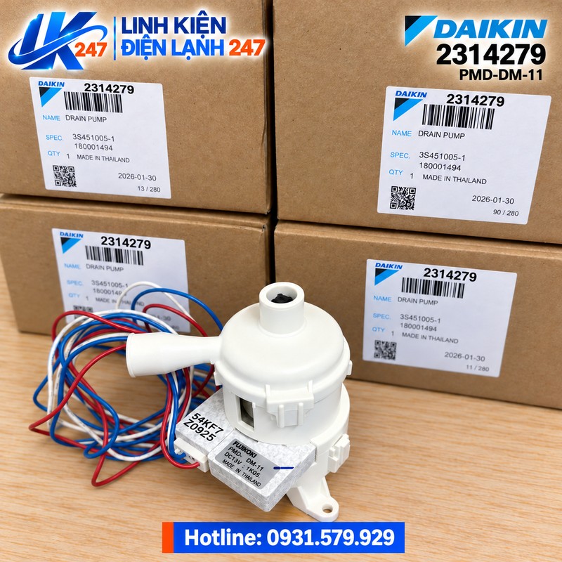 Bơm Nước Ngưng Daikin VRV 2314279 PMD-DM-11 Bơm Nước Ngưng Daikin VRV 2314279 PMD-DM-11