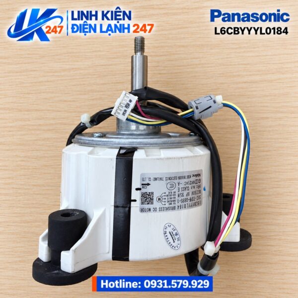 Motor Quạt Dàn Lạnh Điều Hòa Âm Trần Panasonic S-106MU2E5B/S-140MU2E5B Mã L6CBYYYL0184 95W Chính Hãng
