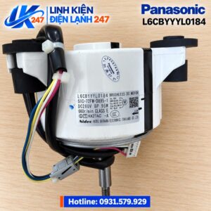 Motor Quạt Dàn Lạnh Điều Hòa Âm Trần Panasonic S-106MU2E5B/S-140MU2E5B Mã L6CBYYYL0184 95W Chính Hãng
